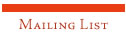 Corra Wines maling list page